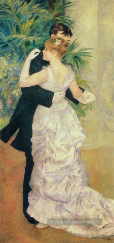Danse dans le maître de la ville Pierre Auguste Renoir Peintures à l'huile